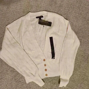 Banana republic white cardigan